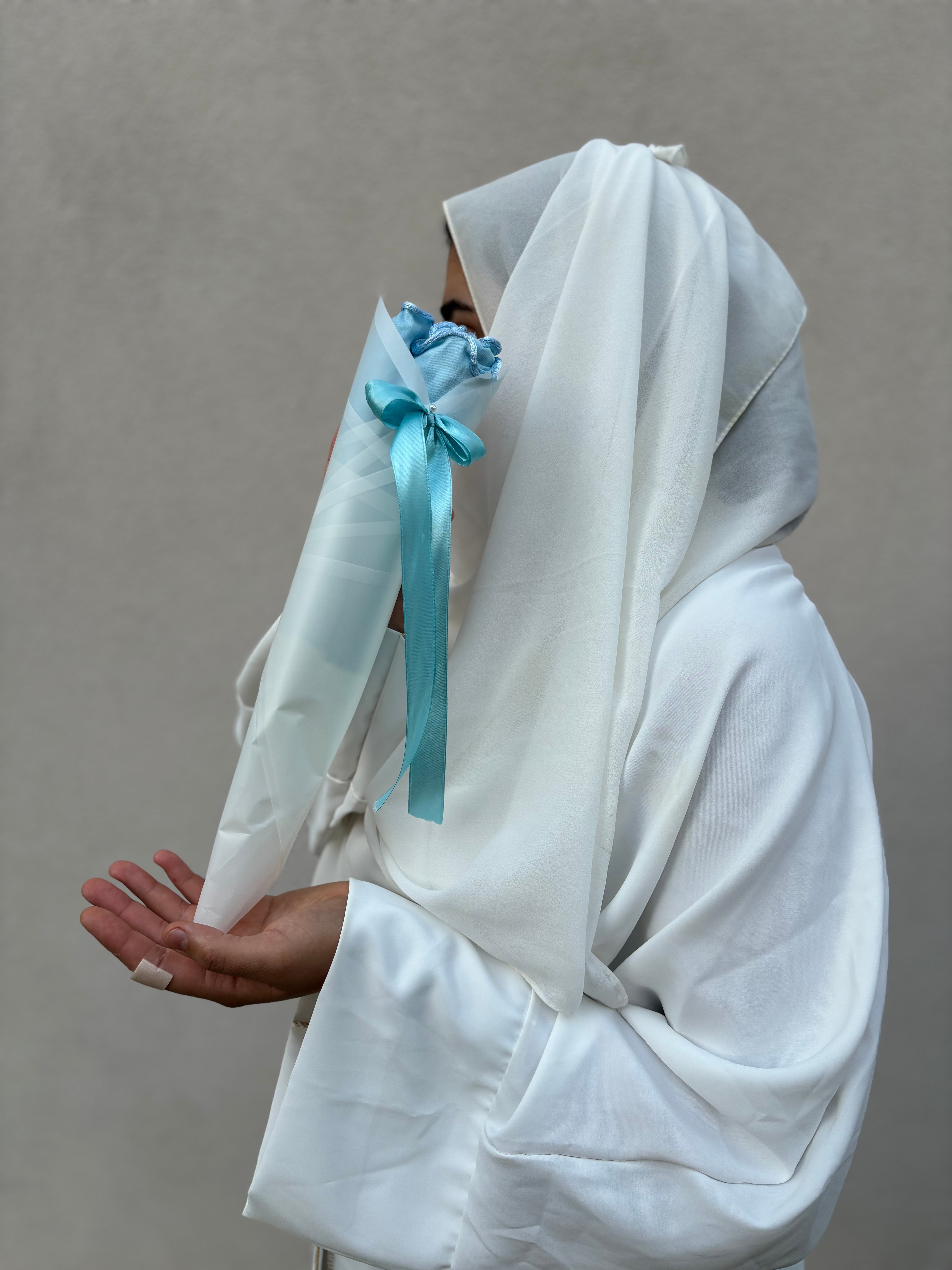 1 HIJAB BOUQUET AZZURRO