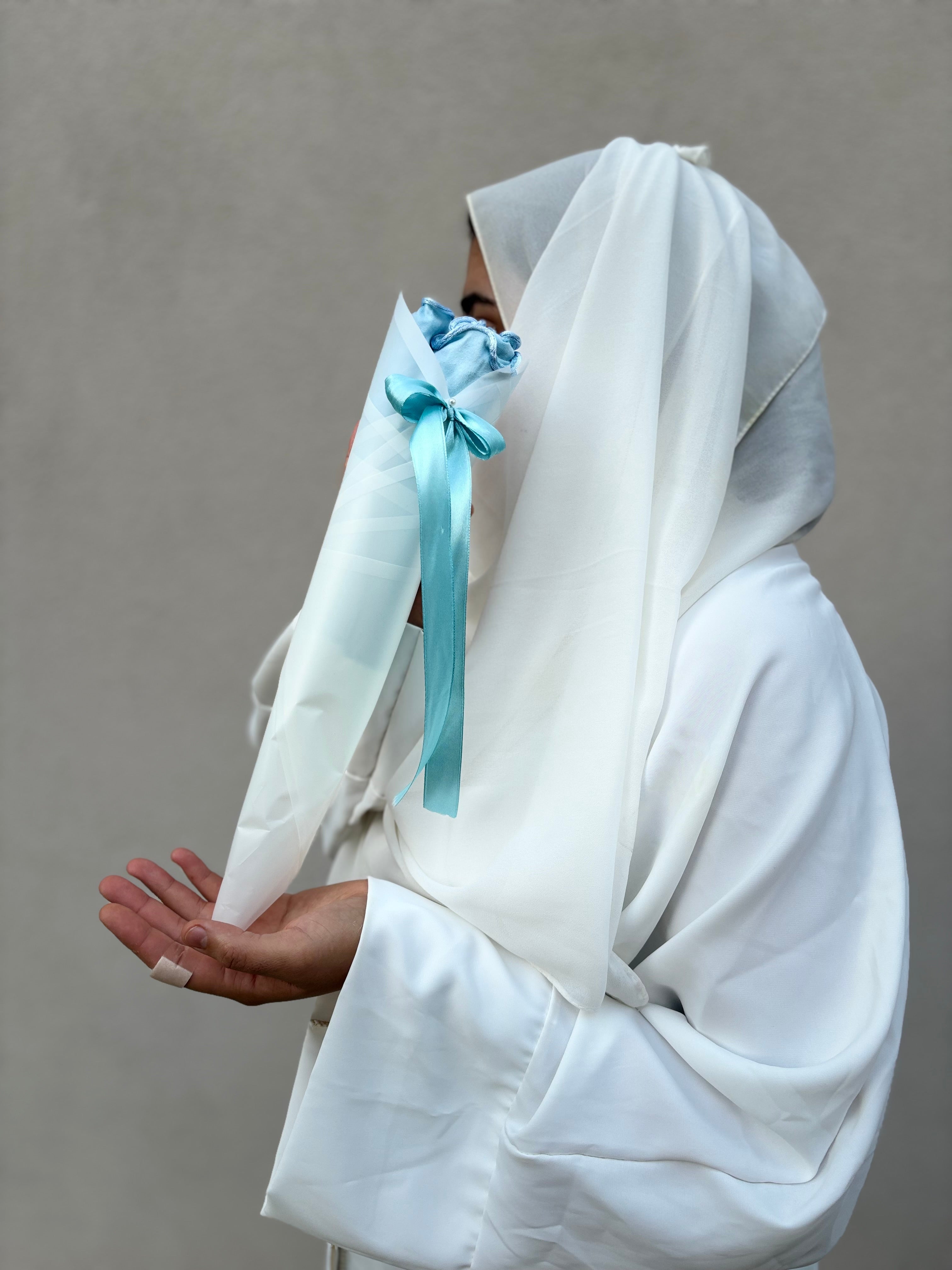 1 HIJAB BOUQUET AZZURRO