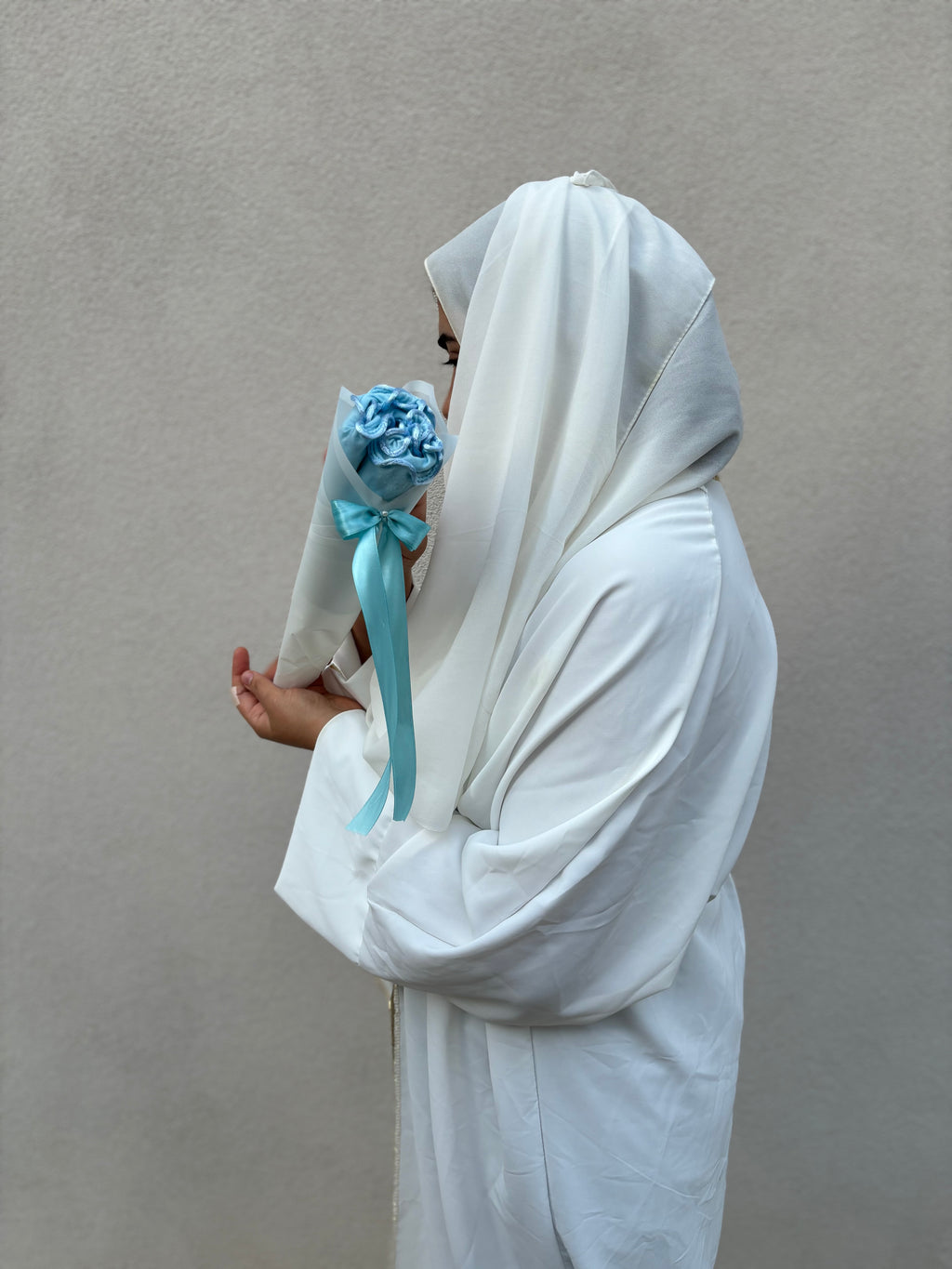 1 HIJAB BOUQUET AZZURRO
