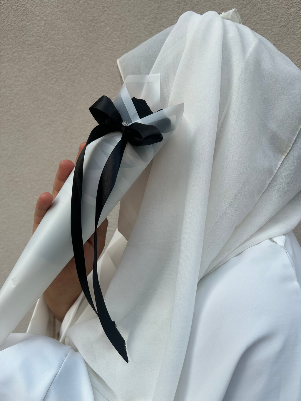 1 HIJAB BOUQUET NERO