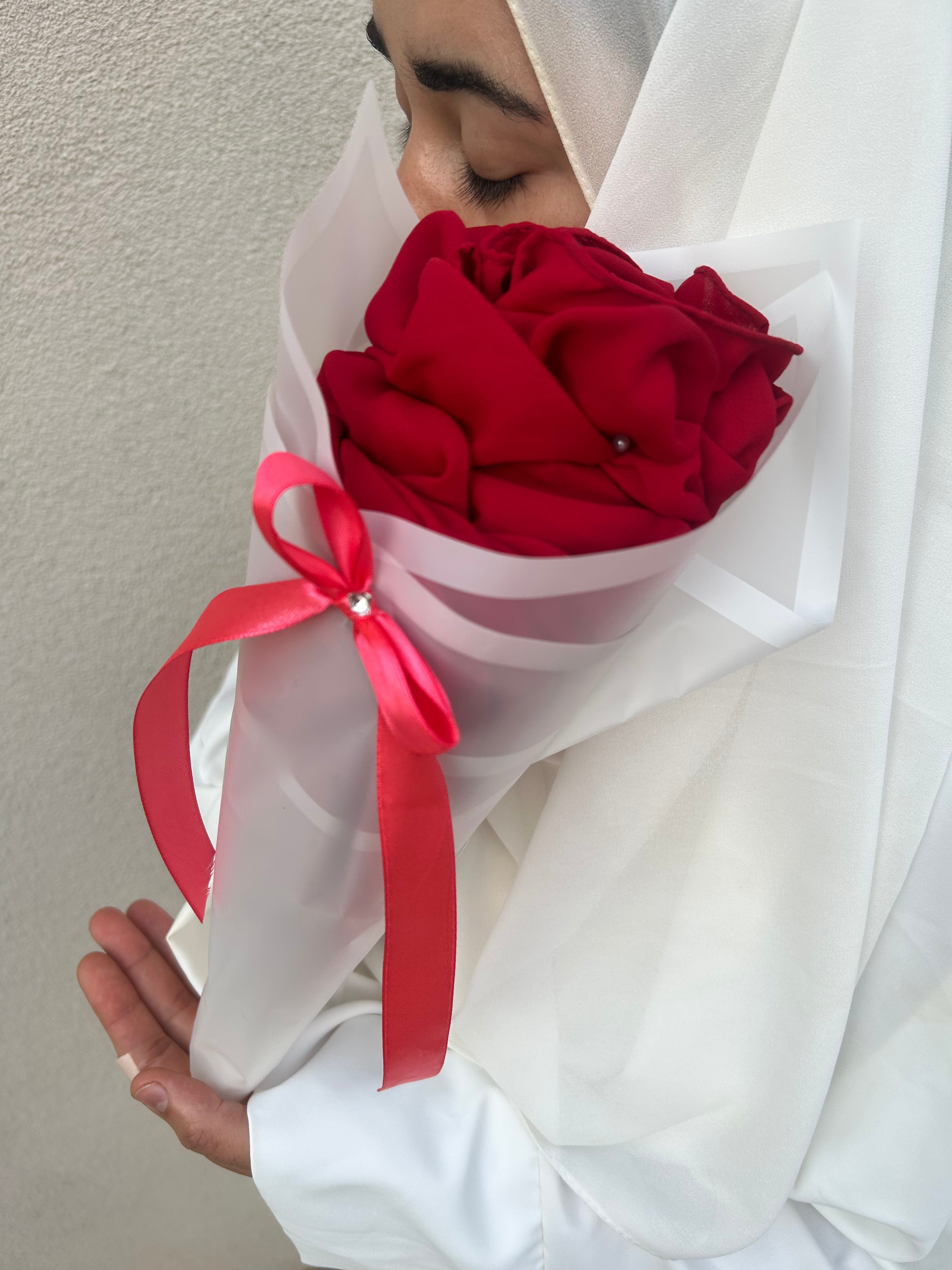 1 HIJAB BOUQUET ROSSO