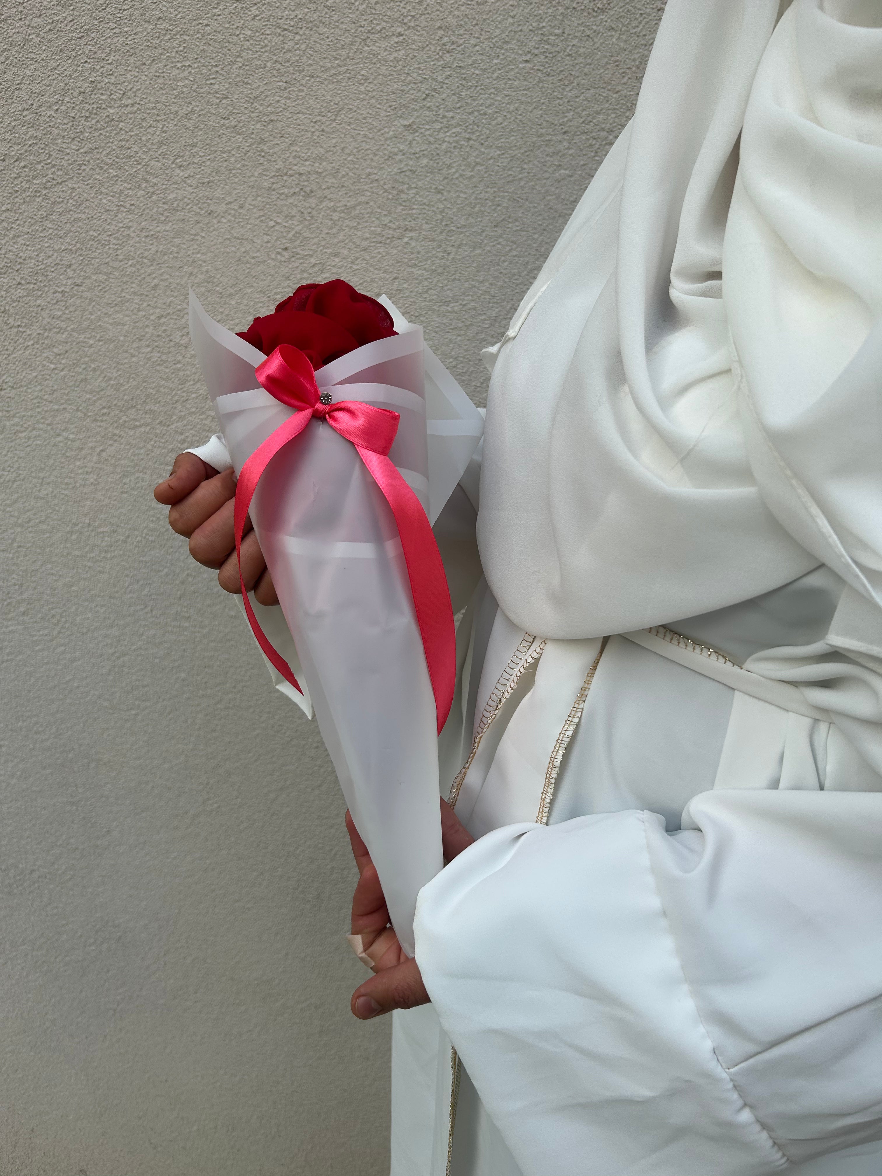 1 HIJAB BOUQUET ROSSO